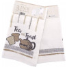 3 Pack Velour Tea & Toast Tea Towels