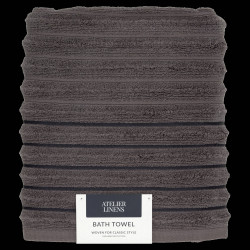 Atelier Linen Towel Charcoal