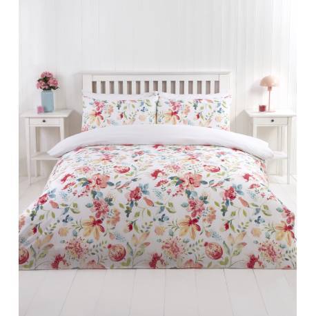 Flora Floral Multi Duvet Set