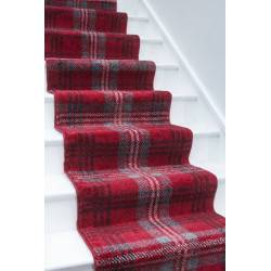 Glendale Red Grey Cut-to-Size Hall / Stair Runner