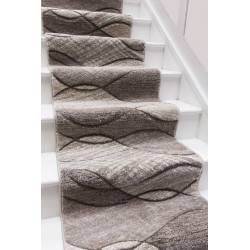 Impulse Waves Beige Cut-to-Size Hall / Stair Runner