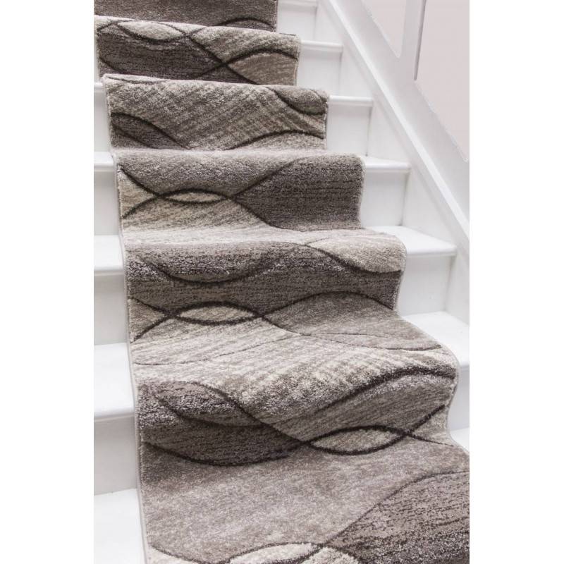 Impulse Waves Beige Cut-to-Size Hall / Stair Runner