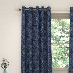 Imperial Navy Eyelet Curtains