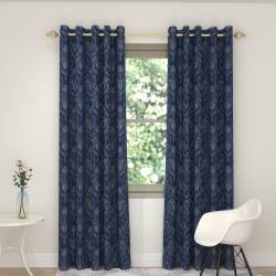 Imperial Navy Eyelet Curtains
