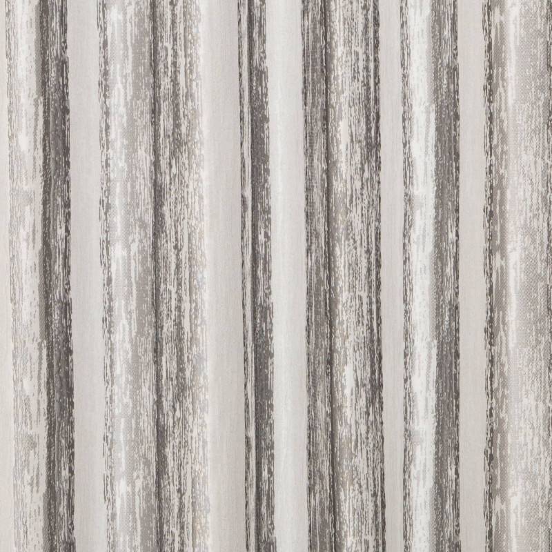 Ankara Silver Eyelet Curtains