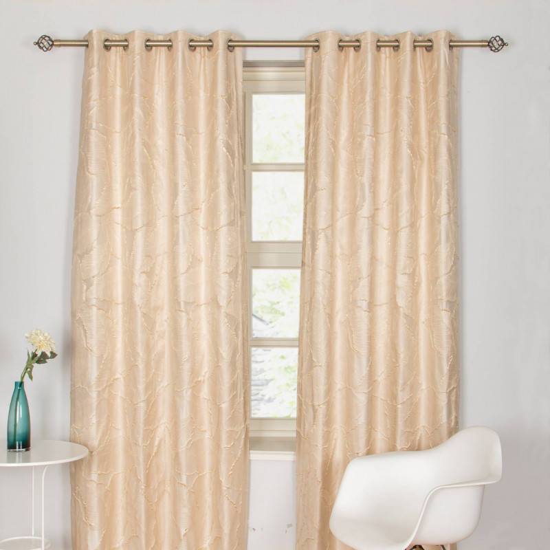 Alsace Natural Eyelet Curtains
