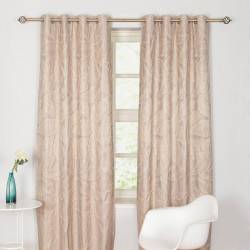 Alsace Taupe Eyelet Curtains