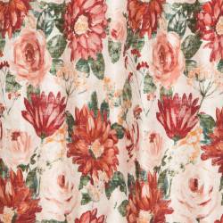 Florabunda Russet Eyelet Curtains