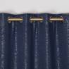 Mia Navy Eyelet Curtains