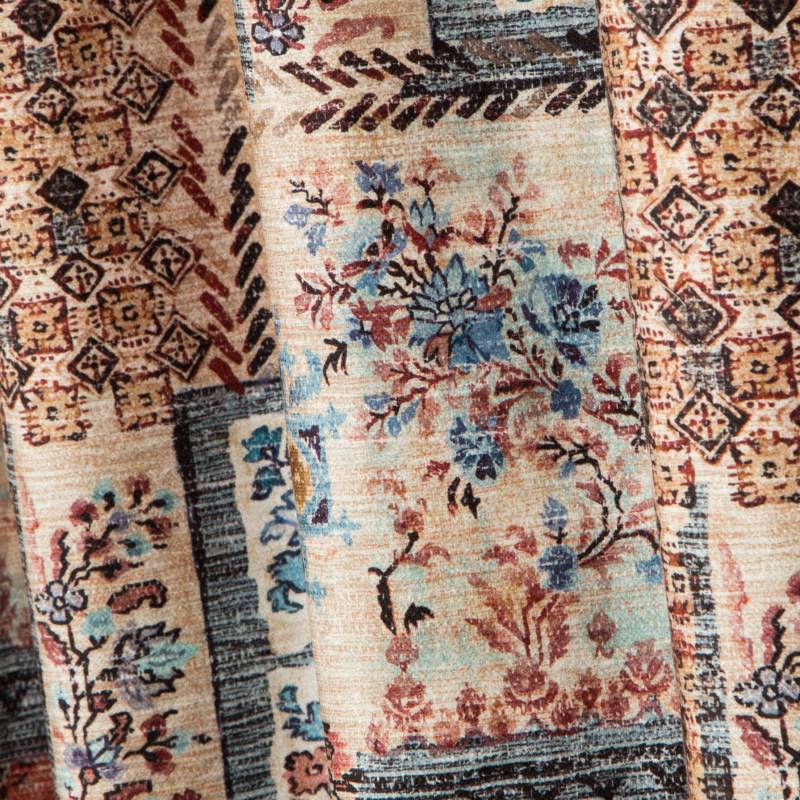 Patchwork Spice Eyelet Curtains