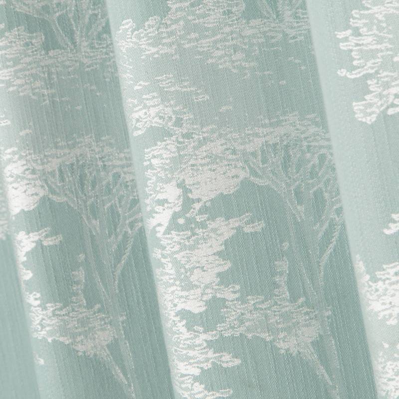 Pinewoods Aqua Eyelet Curtains