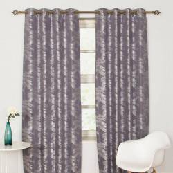 Pinewoods Charcoal Eyelet Curtains